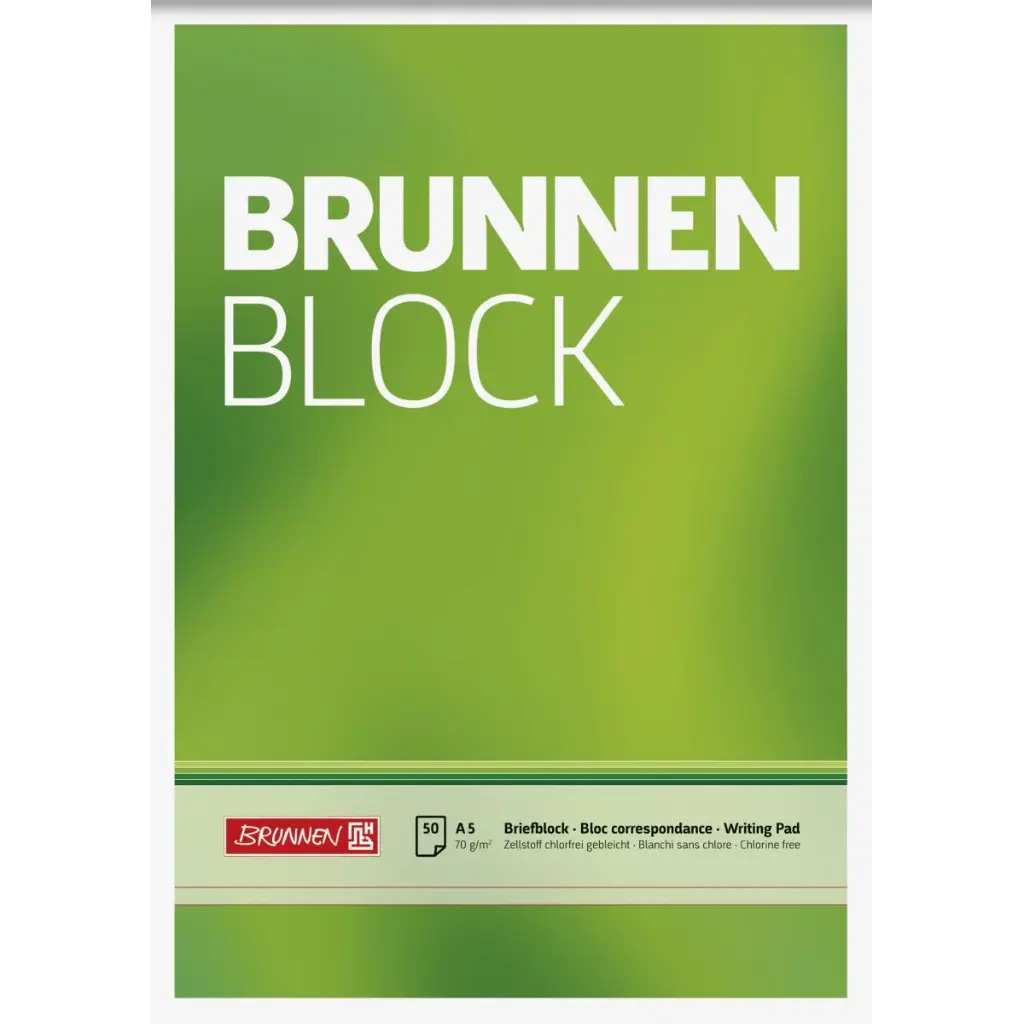 [1052426] Brunnen Block A5, 50 Blatt, blanko