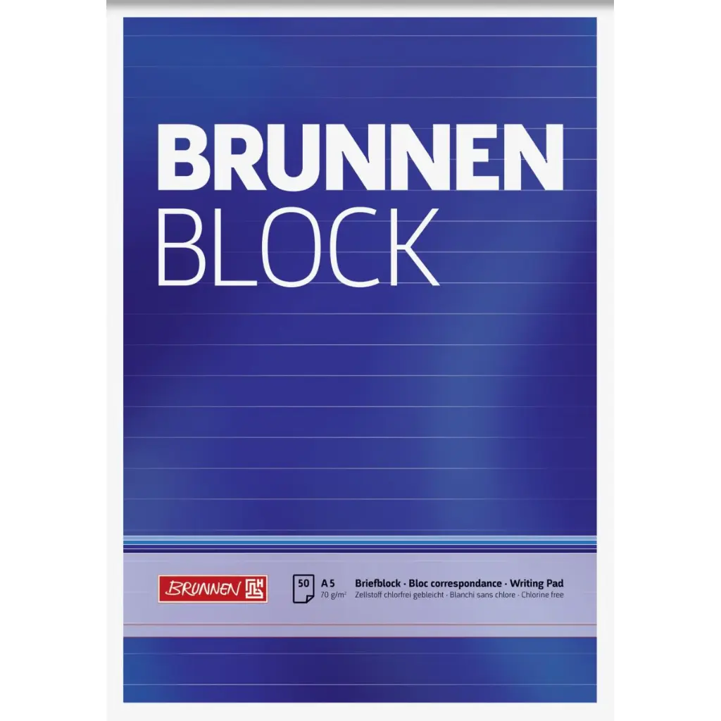 [1052427] Brunnen Block A5, liniert, ohne Rand