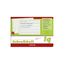 Brunnen Schreibheft A5, 32 Seiten, 1q, grün, liniert