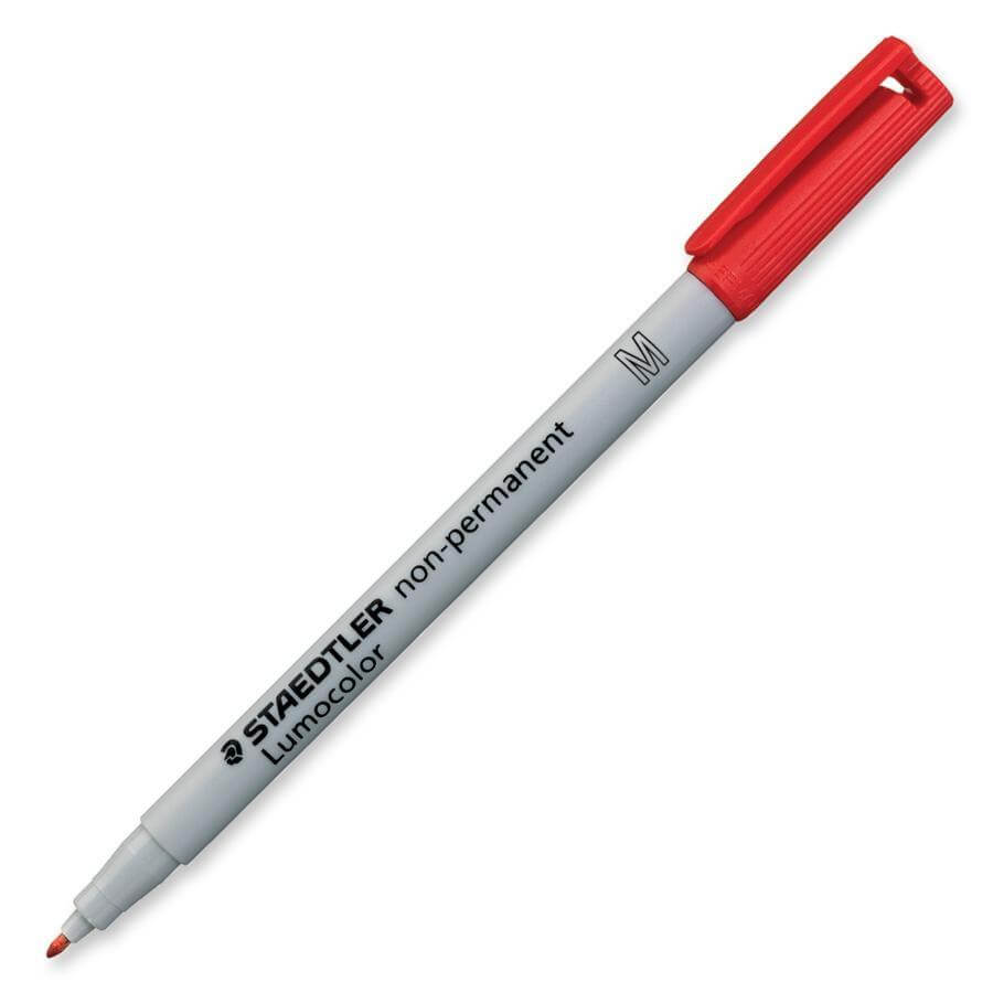 Staedtler Lumocolor Folienstift non-permanent M rot