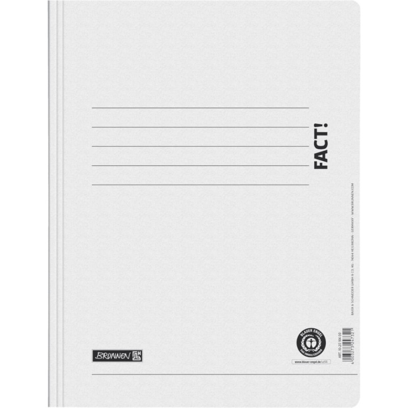 Schnellhefter FACT! weiß