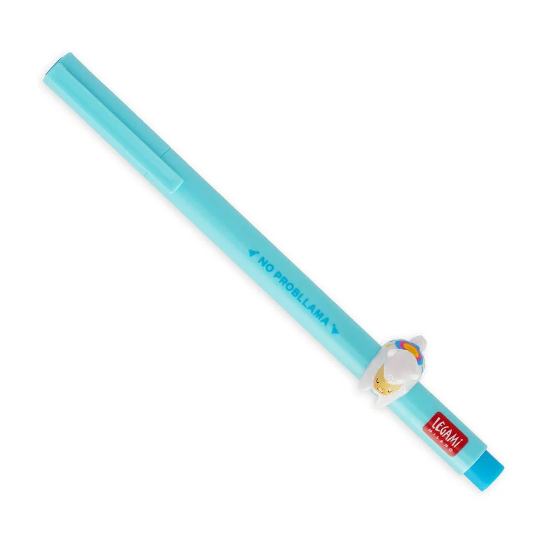 Produktbild von Legami Löschbare Gelstifte Set – Blume & Astronaut, Nachfüllbar, Fein, Italien