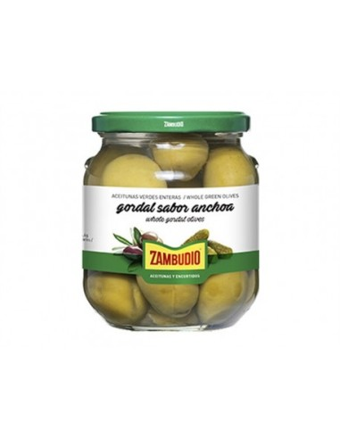 Zambudio Oliven grün mit Sardellengeschmack