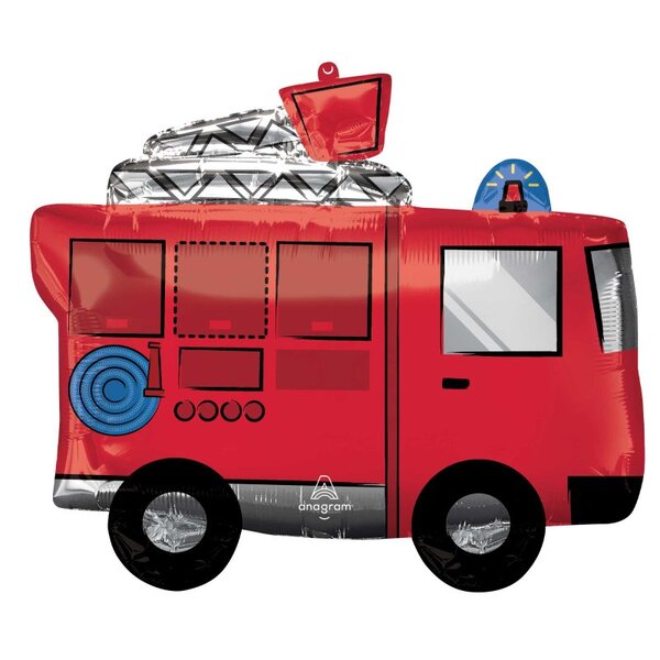 Folienballon Fire Truck