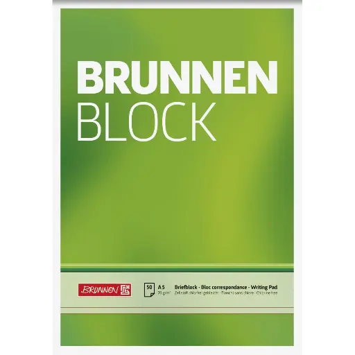 [1052426] Brunnen Block A5, 50 Blatt, blanko