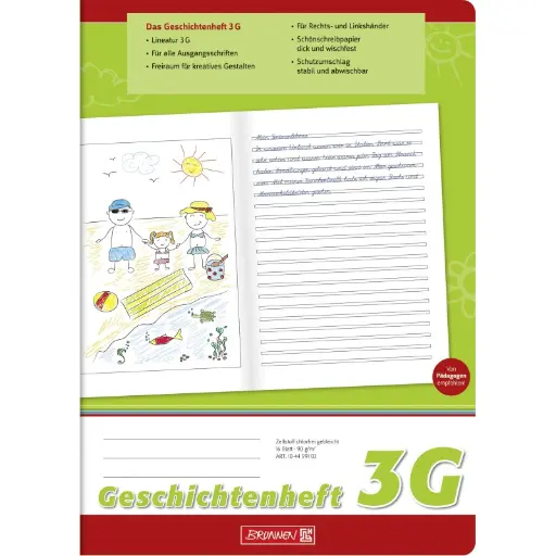 [104499103] Brunnen Geschichtenheft 3G, A4