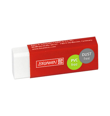 [1029969] Brunnen Radiergummi, DUST-FREE, weiß