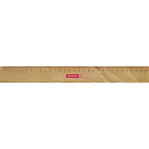 [104974030] Brunnen Holzlineal, 30cm