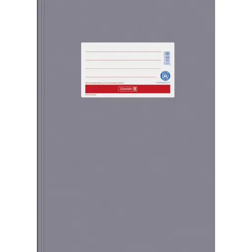[104055480] Brunnen Heftumschlag Papier A4 grau