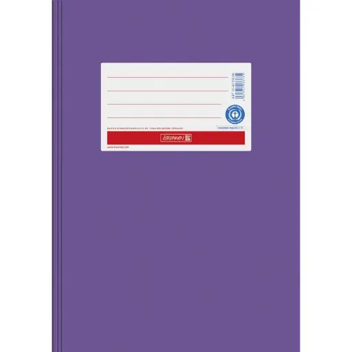 [104055560] Brunnen Heftumschlag Papier A5, violett 