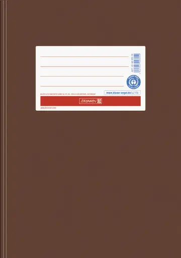 [104055570] Brunnen Heftumschlag Papier A5, braun