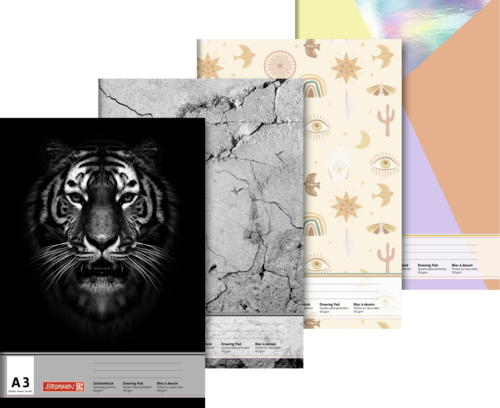 [104791304] Brunnen Zeichenblock A3, 20 Blatt, blanko 