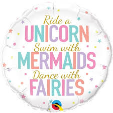 Ride an Unicorn Balloon 46 cm