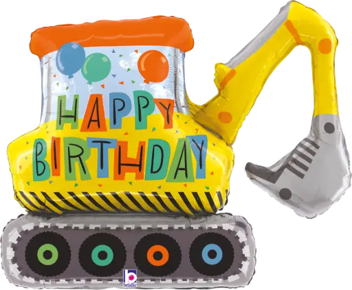 Folienballon Bagger
